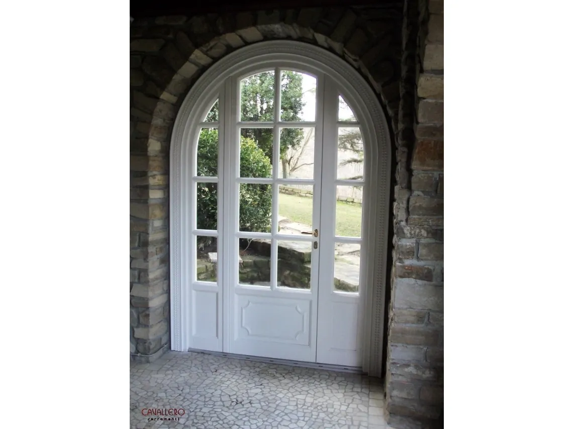 Porta Finestra Linea Classica con Inglesina di Cavallero